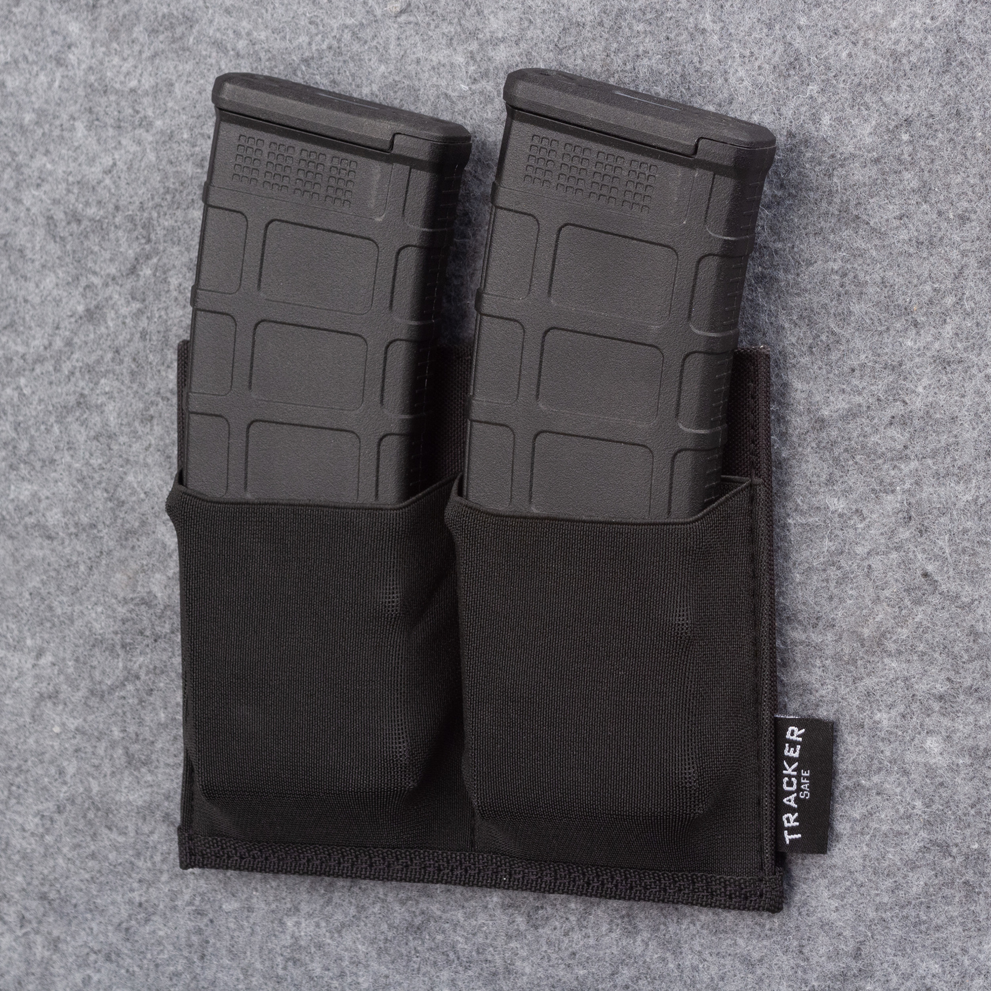 Tracker Safe, 5-1/2in. Elastic Two Magazine Holder for Gun Safe, Lock Type None, Model# PE2